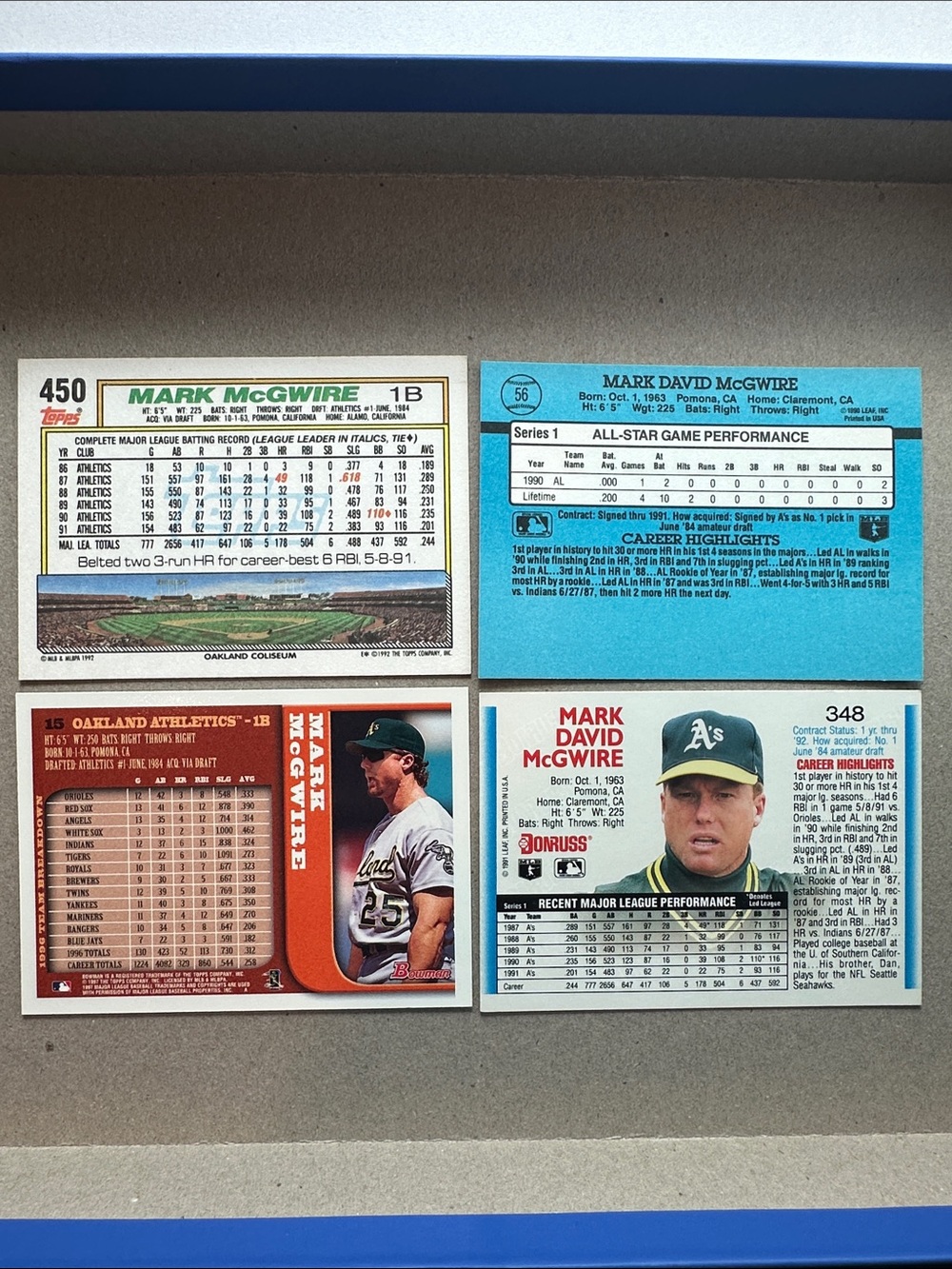 Jose Canseco & Mark McGwire Oakland A’s Bash Bros. Lot of 20 - Picture 11 of 11